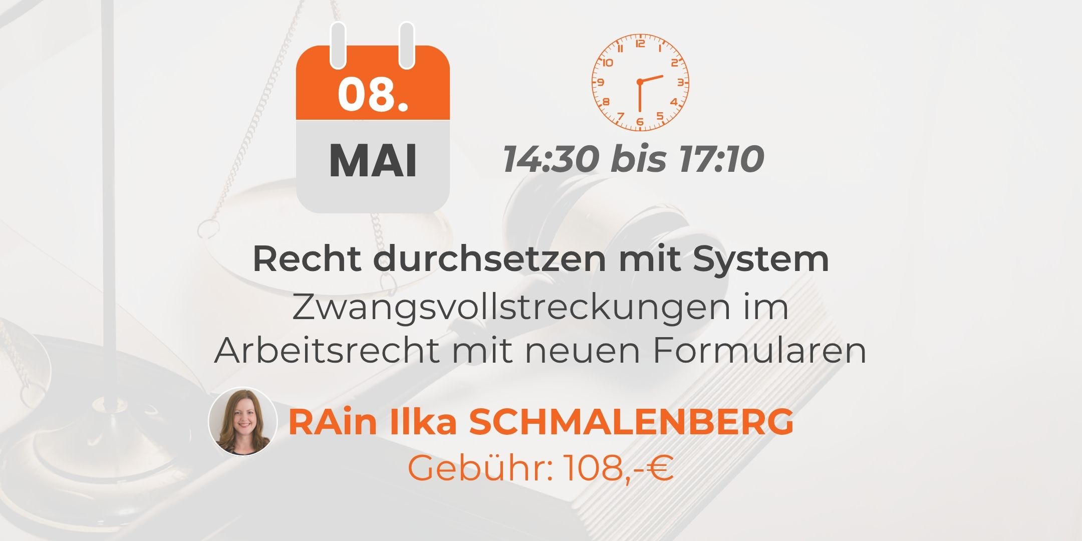 Recht durchsetzen mit System – Zwangsvollstreckung im Arbeitsrecht mit neuen Formularen