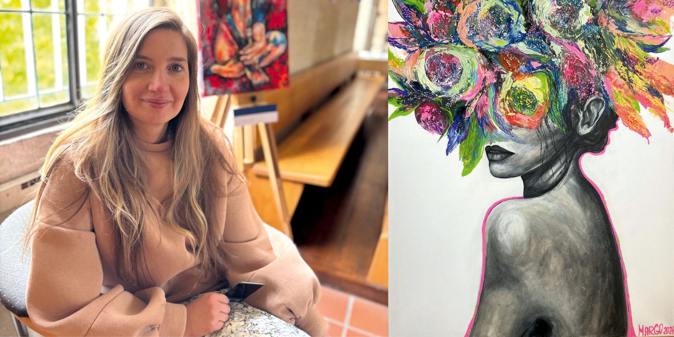 Vernissage mit Mariya Golubka